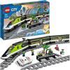 LEGO 60337 Treno passeggeri City Express, locomotiva giocattolo telecomandata co