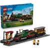 LEGO City 60511 Treno a vapore retrò - Giocattolo per bambini e bambine dai 7 an
