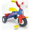 BricoShop24 Triciclo Primi Passi per Bambini Spiderman Marvel 3 Ruote 2 Cestini