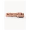 Westwing Collection Divano angolare 4 posti Allpa - Terracotta