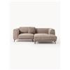 Westwing Collection Divano angolare 3 posti Allpa - Marrone chiaro