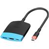 Hagibis Dock Switch2 per Switch 1/2/OLED, docking station portatile per TV con funzione di ricarica, base con HDMI e porta USB 3.0, dock di ricambio, adattatore USB-C a HDMI 4K60Hz/2K120Hz