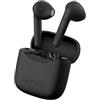Defunc True Lite Nero - Auricolare Stereo Senza Fili Bluetooth 5.3 Hi-FI, Controllo A Sfioramento, Microfono Incorporato, 20 Ore Di Riproduzione, Ricarica USB-C, Per Telefoni iOS e Android