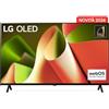 LG OLED 55'', Serie B4 2024, OLED55B46LA, Smart TV 4K, Processore α8, Dolby Vision, Dolby Atmos, 4 HDMI 2.1, Gsync, VRR, ThinQ AI, Wi-Fi, webOS 24, Telecomando puntatore, Essence Graphite