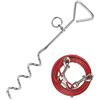 Kerbl picchetto a Spirale con Yard Piombo, 5 mm x 6 m/8 mm x 40 cm