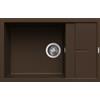 Elleci Lavello Elleci Incasso 1 vasca 78x50 Unico 310 Granitek Espresso LGU31078
