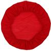 HEIBTENY Spandex, coprisedia elasticizzato rimovibile, per sala da pranzo, matrimonio, banchetto, per sedie da ufficio, sala da pranzo, sgabello da bar, 50 x 50 cm (rosso)