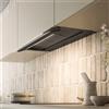 FALMEC Cappa incasso sottopensile Virgola No-Drop Comfort 75 cm nera opaca Falmec