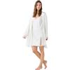 Noidinotte; more than pyjamas Noidinotte - Completo Due Pezzi Donna Estivo in Raso Articolo Bride. - 42 Bianco