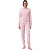 Noidinotte; more than pyjamas Noidinotte - Pigiama Donna Invernale in Caldo Cotone Articolo Poule. - M Rosa