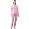 Noidinotte; more than pyjamas Noidinotte - Pigiama Donna Invernale in Caldo Cotone Articolo Dog. - XS Rosa