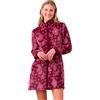 Noidinotte; more than pyjamas Noidinotte - Vestaglia donna coral articolo cachemire. - XL Bordeaux