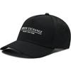 Armani Exchange Berretto da Baseball da Uomo Essential, Milano/New York, con Logo Lettering, Nero, Taglia Unica