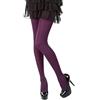SENTELEGRI - Collant opachi colorati da 60 denari, 30 colori, taglie: S-XL, Viola, M