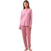 Noidinotte; more than pyjamas Noidinotte - Pigiama Donna Invernale in Caldo Cotone Articolo Morning. - M Rosa
