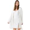 Noidinotte; more than pyjamas Noidinotte - Vestaglia Kimono Donna Estiva in Raso Articolo Bride. - 50 Bianco