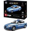 BBURAGO Auto 1:24 Model Kit Giulia Polizia