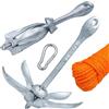 art pesca Kit Ormeggio Ancora ad ombrello con cima galleggiante da 30 mt. e mosche 2,5 kg.