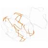 Generic Borsa da Basket Portatile in Rete di Nylon Resistente per Calcio Basket Pallavolo Calcio Portapalle Singolo Soluzione Pratica di Archiviazione