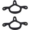 Durashmall Cinghia di ricambio in gomma per equitazione occidentale, flessibile e durevole, per 173 x 74 mm, colore nero