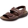 Mephisto SAGUN Scratch 3451 P5102859, Sandali Uomo, Marrone (Braun (Dark Brown Scratch 3451)), 43