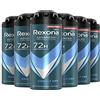Rexona Men Advanced Protection Cobalt Dry Anti-Transpirant Spray, offre fino a 72 ore di protezione contro sudore e odori corporei - 6 x 150 ml - Confezione risparmio