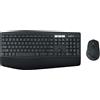 ‎Logitech Logitech MK850 Kit Tastiera e Mouse, Layout ‎Americano Qwerty, Nero