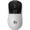 Mouse da gioco Logitech G PRO X2 Superstrike wireless 100â??44000Dpi Bianco-Nero [910-007777]