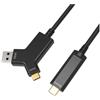Techly Cavo Ottico Techly AOC USB 3.2 A-C 10Gbps 10m Nero