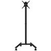 Techly Supporto Mobile da Pavimento Techly con Altezza Regolabile per TV 13-50'' Nero