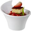 APS 79041 FRIENDLY - Ciotola in plastica riciclata, 8,5 x 7 cm, altezza 6 cm, 0,07 litri, colore: Bianco