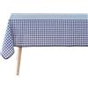 Douceur d'Intérieur Vichy Tovaglia Quadrata, 150 x 150 cm, Filati di Poliestere Tinti, Blu