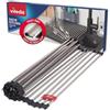 Vileda Scolapiatti Arrotolabile per Lavello 45x40cm in Acciaio Inox e TPE - 24 Barre, arrotolabile - Scolapiatti e Coprilavello - Scolapiatti Pieghevole - Griglia per Lavandino Cucina