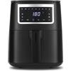 GOURMETmaxx Friggitrice ad aria calda da 4 l, friggitrice con touch screen, 9 funzioni e 8 programmi, mini forno - quasi senza olio | accessori Airfryer lavabili in lavastoviglie