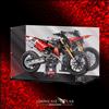 SHOWCASE LAB TECA IN PLEXIGLASS ACRILICO-DISPLAY-PER LEGO®42238-MOTO DUCATI DESMO450 MX FACTO