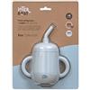 Interbaby Bicchiere antigoccia in silicone blu per bambini