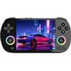 Astarama RG40XX H Console da gioco portatile, console da gioco retrò con illuminazione Joystick RGB, display IPS da 4 pollici, scheda TF 64G integrata e giochi 5571, compatibile con WiFi Blueto (nero, 64G)