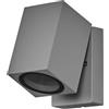 OSRAM ENDURA Classic Cube applique esterno, argento GU10