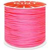 Whakano Filo di nylon 0,8mm, filo per macramè, corda di nylon per perline, corda di macramè per bracciali intrecciati, creazione di gioielli, collane, macramè, confezione regalo, fluorescente rosso rosa