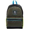 Invicta Zaino Monoscomparto Barly, Light Ripstop, Verde, Con Tasca Porta PC, Scuola & Tempo Libero
