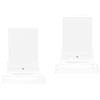 2 Sets Porta Tessere Plastica Supporto Per Carte Collezionabili Vetrina