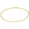 Gioielleria Lucchese Oro Bracciale Uomo in Oro Giallo e Bianco 803321729939