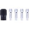 Dremel 4485 Kit di 4 Pinze Inclusa Ghiera con Perno, Set di Accessori per Utensile Multifunzione Rotativo