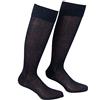 ROSSI 6 paia calzini uomo lungo chiffon filo di scozia rimagliato a mano art.491 (10 1.2, BLU)