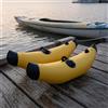 Kayak in PVC con pontone galleggiante e estremità rinforzate, kayak gonfiabile