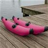 Kayak in PVC con pontone galleggiante e estremità rinforzate, kayak gonfiabile