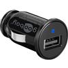 Goobay Caricatore Compatto da Auto/Camion 1 porta USB con uscita 1A Nero