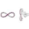 TOM TAILOR - Orecchini da Ragazza in Argento 925 - con Zircone - Orecchino a Perno ad Infinito - TT-E0006