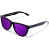 HAWKERS ONE POLARIZED, Occhiali da sole Unisex - Adulto, Raw Nero/Purpolo Polarizzato, Taglia unica