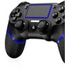 Shiptree Controller Wireless per PS-4, Gamepad Joystick Controller per Ps4/Pro/Slim/PC, Batteria da 600mAH, Doppia Vibrazione, Giroscopio, Jack per Cuffie da 3,5mm